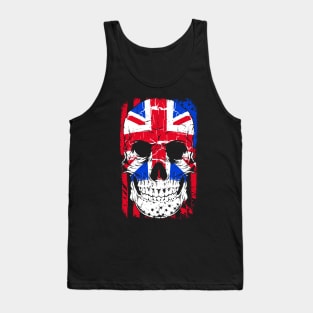 Flag Mask Skull Tank Top